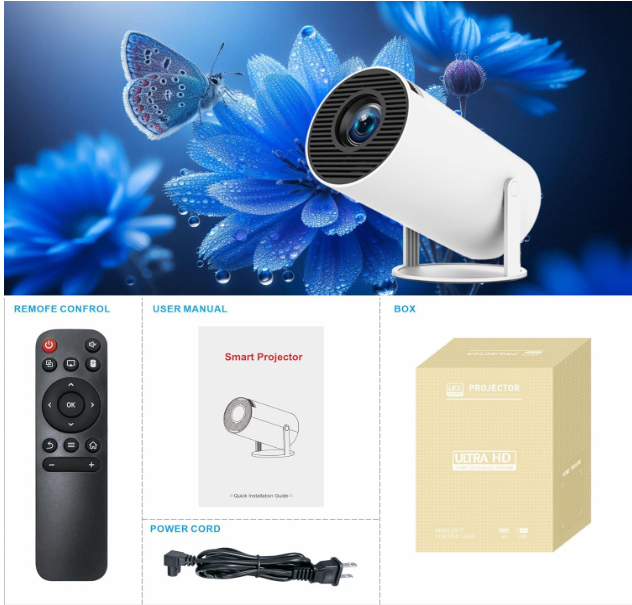 🎥 HY300Pro – Cine Inteligente en la Palma de tu Mano 🌟