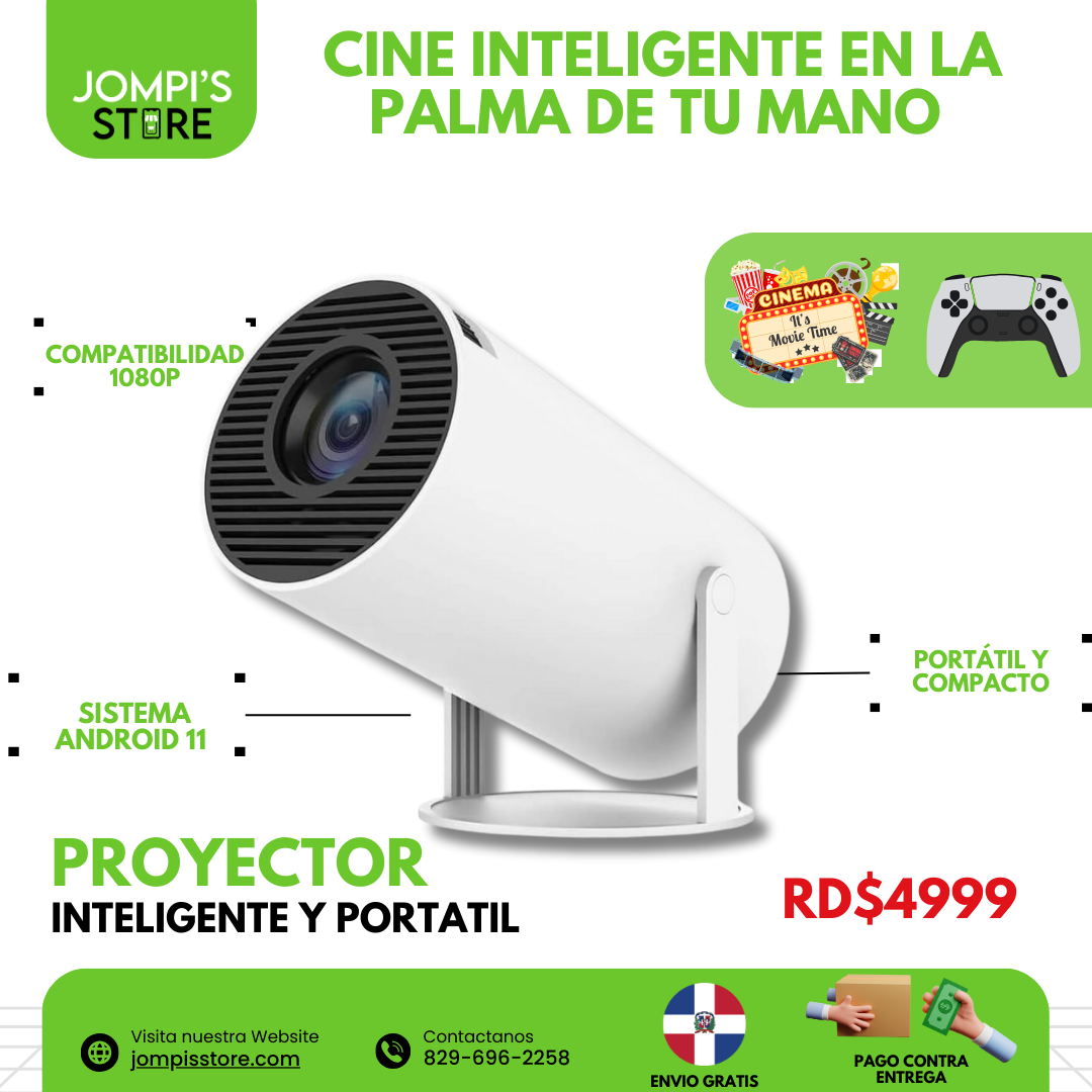 🎥 HY300Pro – Cine Inteligente en la Palma de tu Mano 🌟