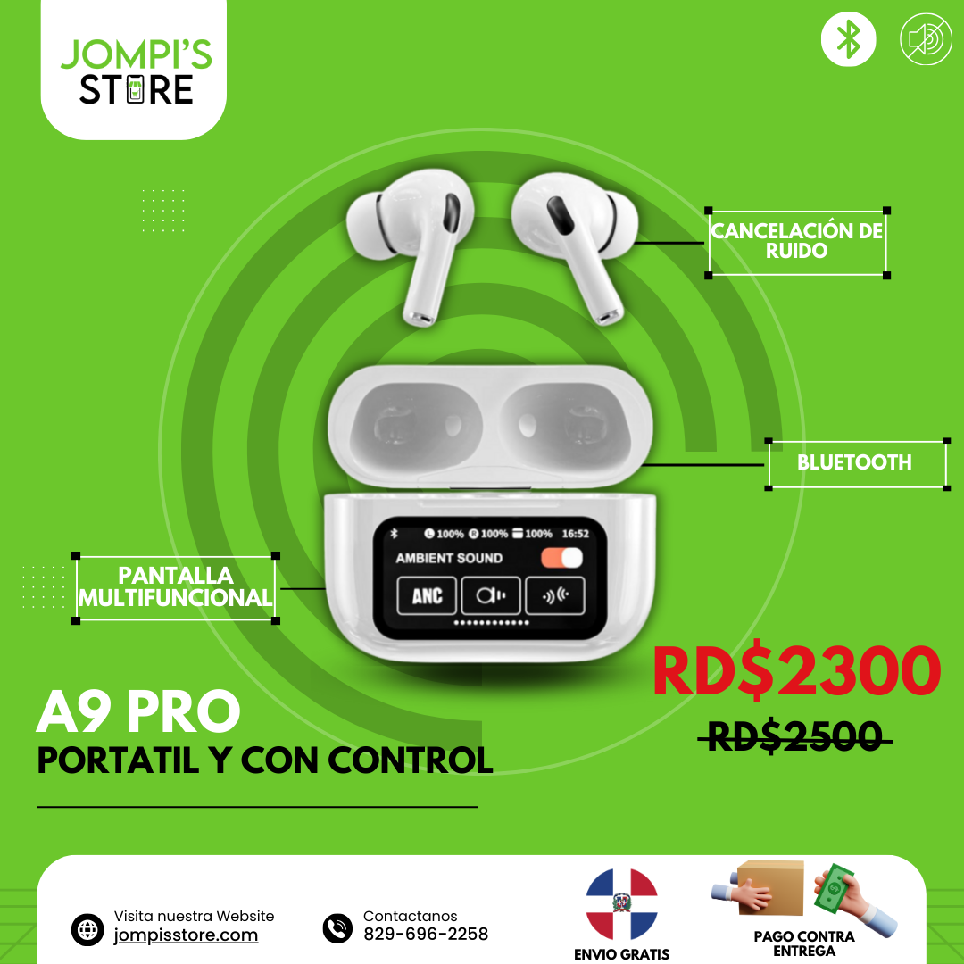 A9 Pro Auriculares Bluetooth